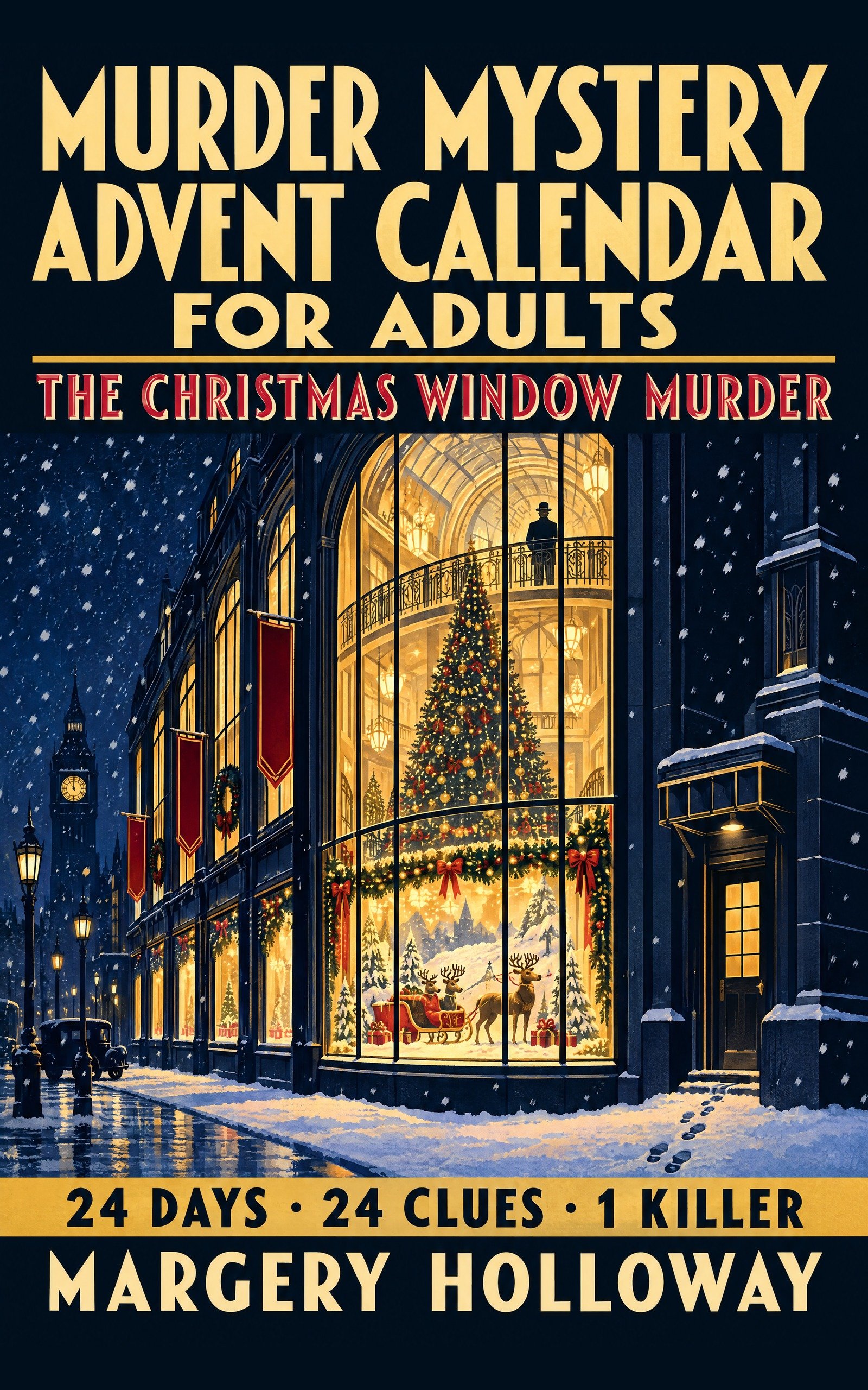Murder Mystery Advent Calendar for Adults by Margery Holloway